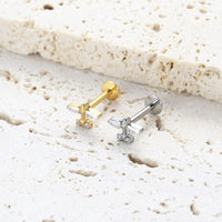 Piercing Labret Titânio G23 Joia Minimalista e Elegante