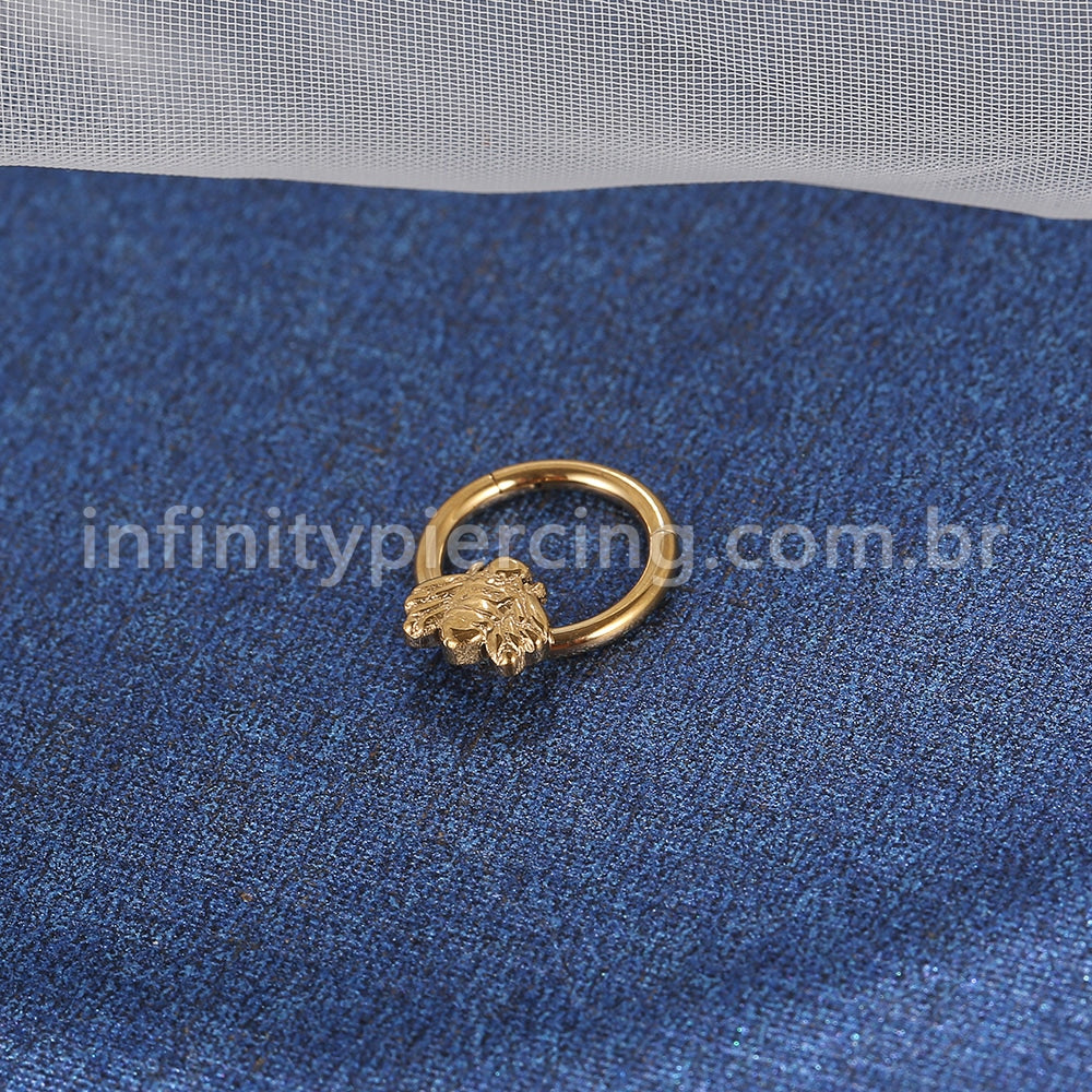 Piercing Argola Titânio Segmento Articulado Abelha