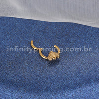 Piercing Argola Titânio Segmento Articulado Abelha