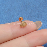 Piercing Labret Titânio Abelha