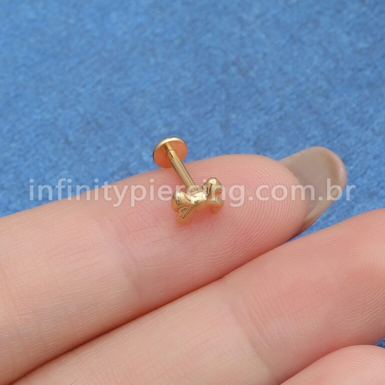 Piercing Labret Titânio Laço