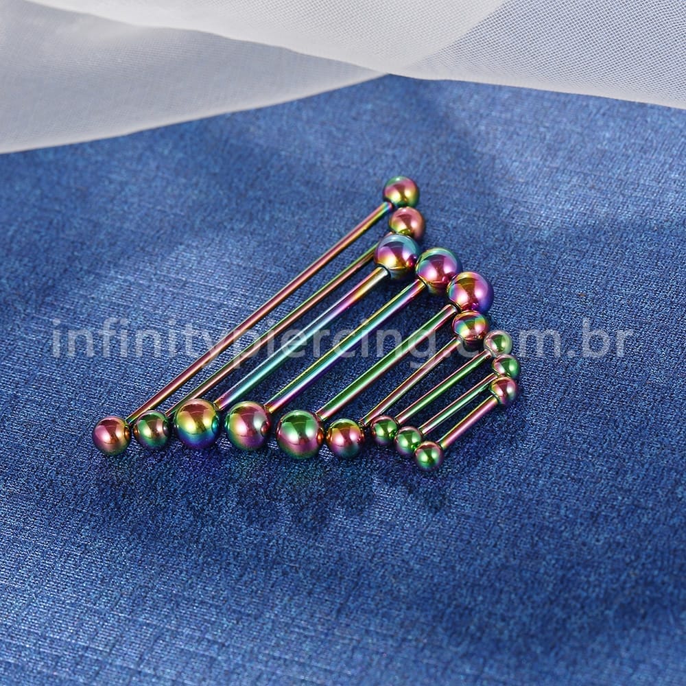 Piercing Barbell Aço Cirúrgico 316L