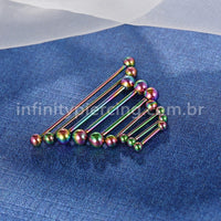 Piercing Barbell Aço Cirúrgico 316L
