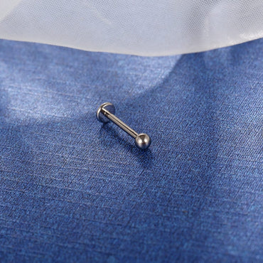 Piercing Labret Nióbio Rosca Externa