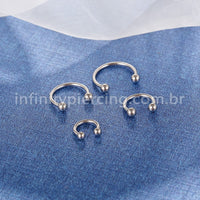 Piercing Ferradura Titânio