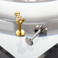 Piercing Labret Titânio G23 Design Delicado que Valoriza o Sorriso