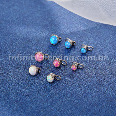 Piercing Microdermal Titânio Opala