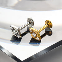 Piercing Labret Titânio G23 Inspiração Minimal Chic para Lábios