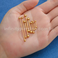 Piercing Barbell Aço Cirúrgico 316L
