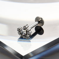 Piercing Labret Titânio G23 Premium com Design Minimalista e Sofisticado