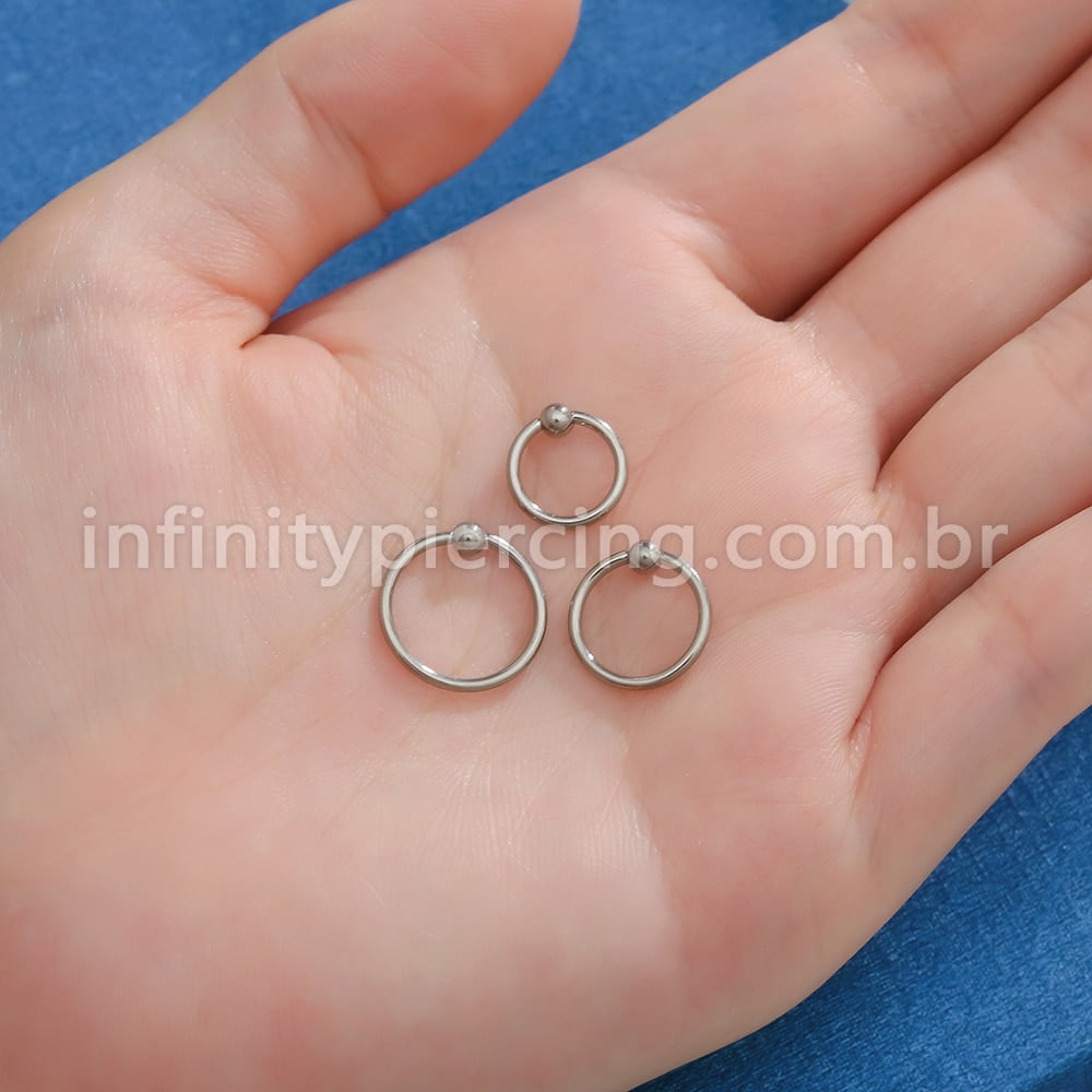 Piercing Captive Titânio