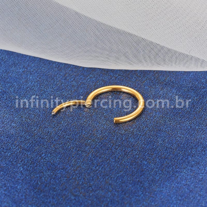 Piercing Argola Titânio Lisa