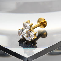 Piercing Labret Titânio G23 com Design Sofisticado e Estilo Único