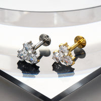 Piercing Labret Titânio G23 com Design Sofisticado e Estilo Único