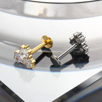 Piercing Labret Titânio G23 com Design Sofisticado e Estilo Único