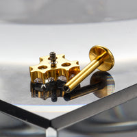 Piercing Labret Titânio G23 com Design Sofisticado e Estilo Único