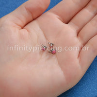 Piercing Microdermal Titânio Opala