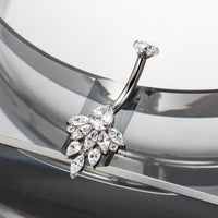 Piercing de Umbigo Titânio G23 Premium com Design Feminino Sofisticado