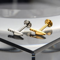 Piercing Labret Titânio G23 com Estética de Luxo Silencioso