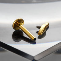 Piercing Labret Titânio G23 com Estética de Luxo Silencioso
