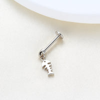 Piercing Helix em Titânio G23 com Acabamento Premium e Estilo Único