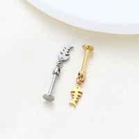 Piercing Helix em Titânio G23 com Acabamento Premium e Estilo Único