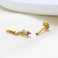 Piercing Helix em Titânio G23 com Acabamento Premium e Estilo Único