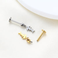 Piercing Helix em Titânio G23 com Acabamento Premium e Estilo Único