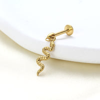 Piercing de Cartilagem Titânio G23 com Design Minimalista e Sofisticado