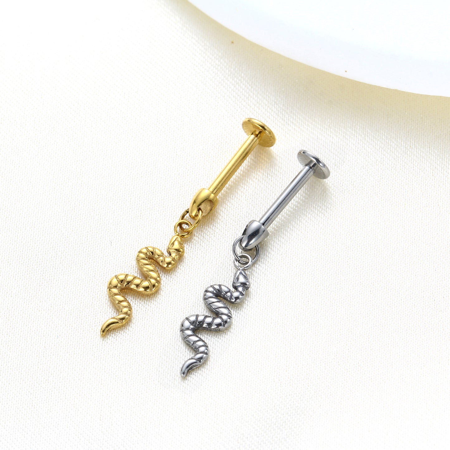 Piercing de Cartilagem Titânio G23 com Design Minimalista e Sofisticado