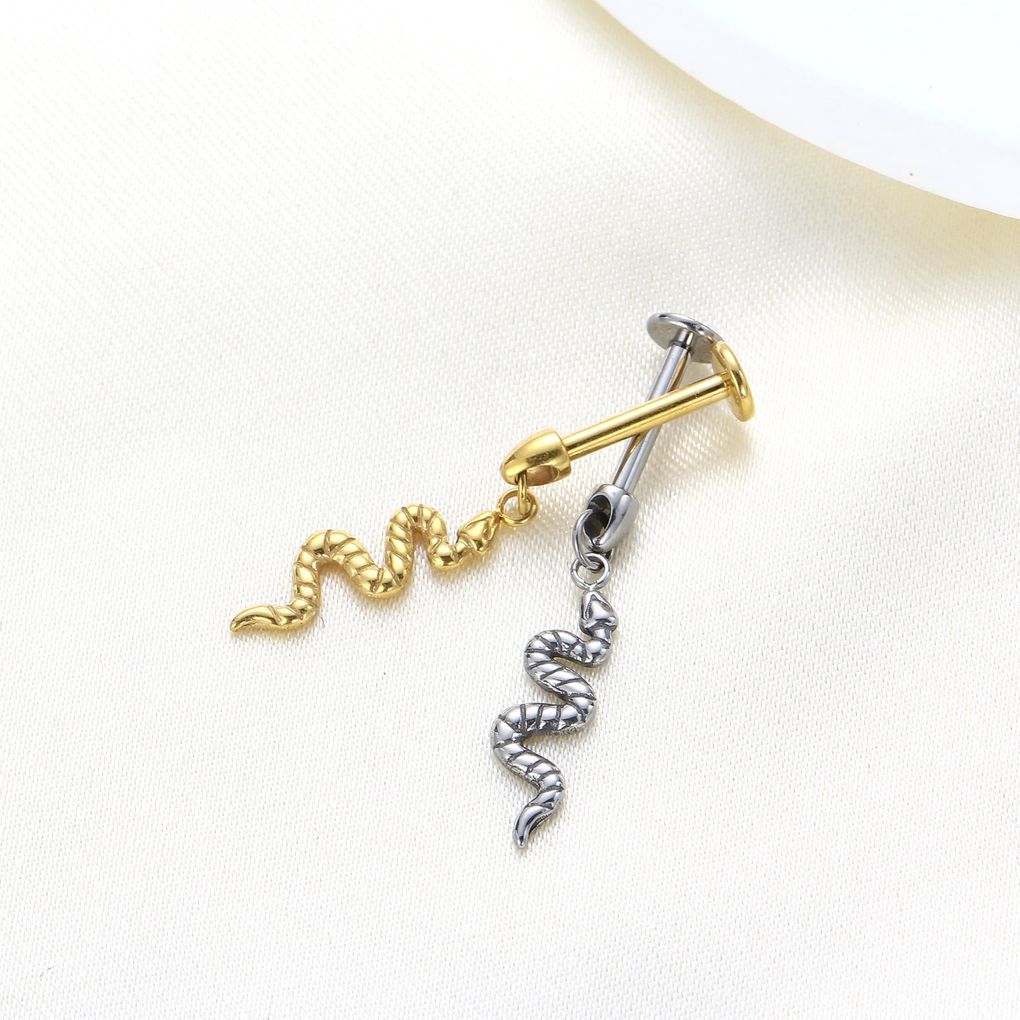 Piercing de Cartilagem Titânio G23 com Design Minimalista e Sofisticado