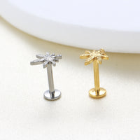 Piercing Labret Titânio G23 Joia Minimalista com Estilo Contemporâneo