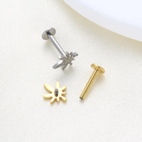 Piercing Labret Titânio G23 Joia Minimalista com Estilo Contemporâneo