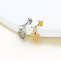Piercing Labret Titânio G23 Pequeno Detalhe, Grande Personalidade
