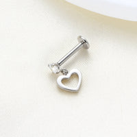 Piercing Labret Titânio G23 Pequeno Detalhe, Grande Personalidade