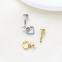 Piercing Labret Titânio G23 Pequeno Detalhe, Grande Personalidade