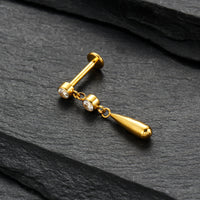 Piercing Labret Titânio G23 Hipoalergênico com Estilo Contemporâneo