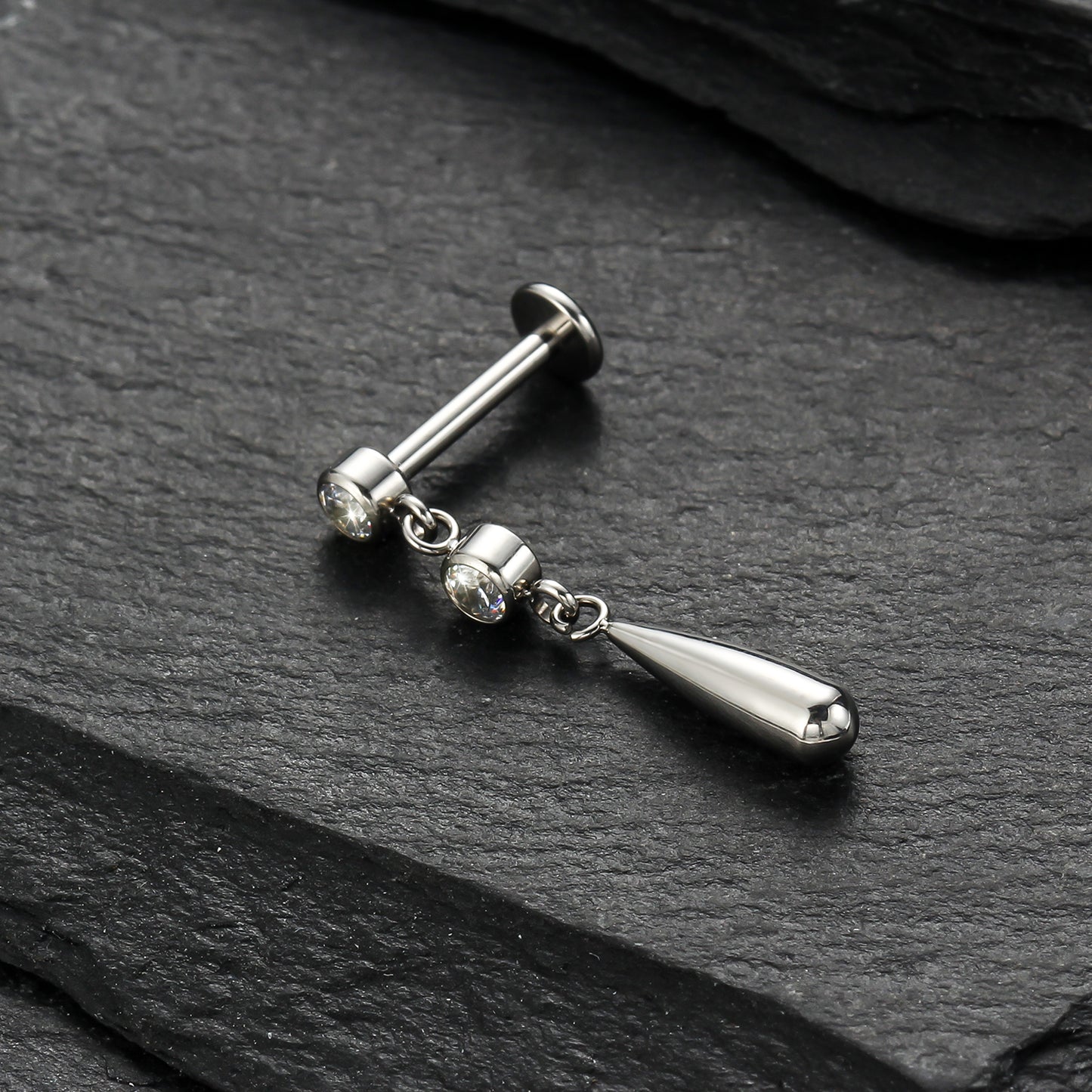 Piercing Labret Titânio G23 Hipoalergênico com Estilo Contemporâneo
