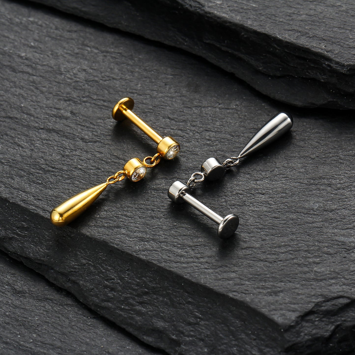 Piercing Labret Titânio G23 Hipoalergênico com Estilo Contemporâneo