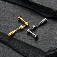 Piercing Labret Titânio G23 Hipoalergênico com Estilo Contemporâneo
