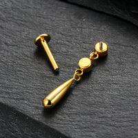 Piercing Labret Titânio G23 Hipoalergênico com Estilo Contemporâneo