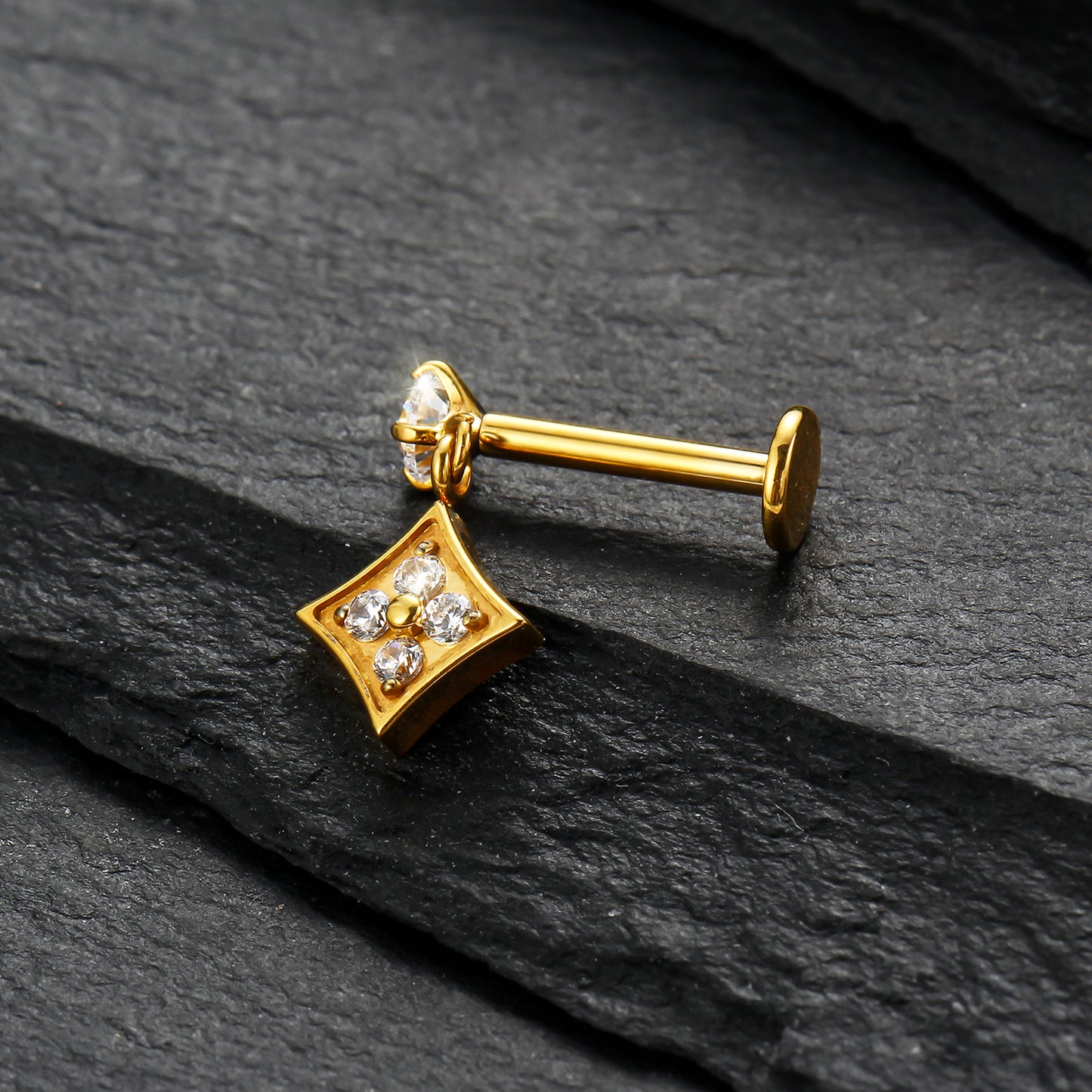 Piercing Labret Titânio G23 com Acabamento Premium e Identidade Única
