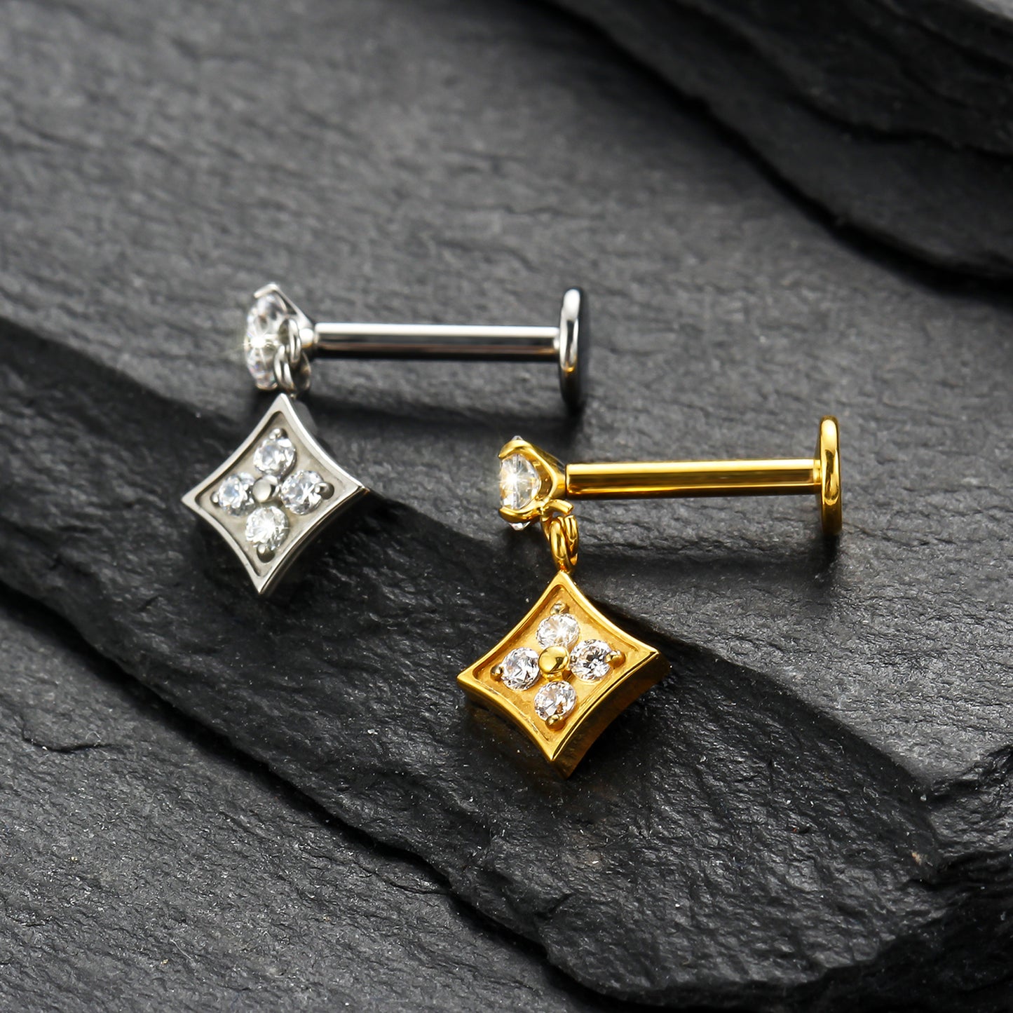 Piercing Labret Titânio G23 com Acabamento Premium e Identidade Única