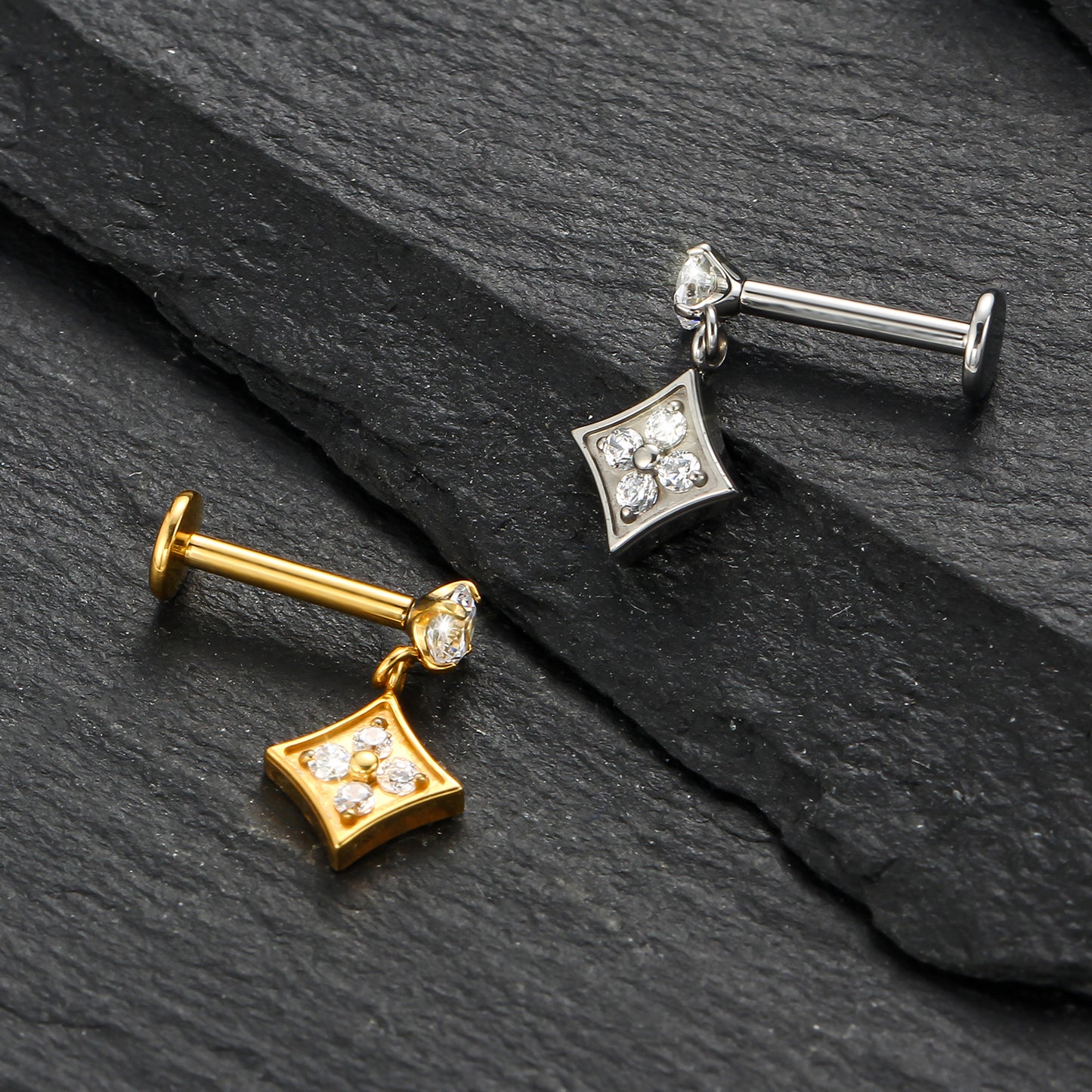 Piercing Labret Titânio G23 com Acabamento Premium e Identidade Única