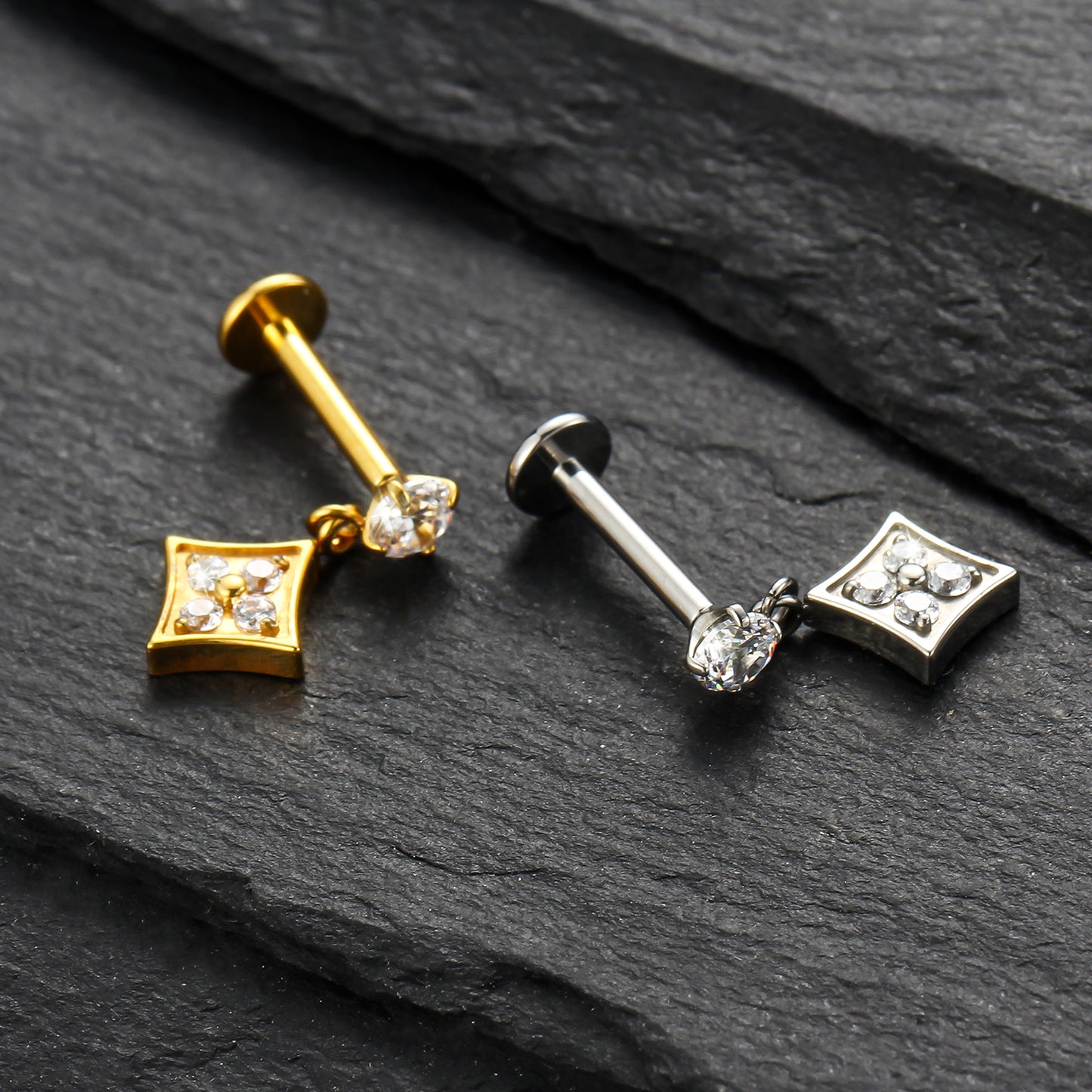 Piercing Labret Titânio G23 com Acabamento Premium e Identidade Única