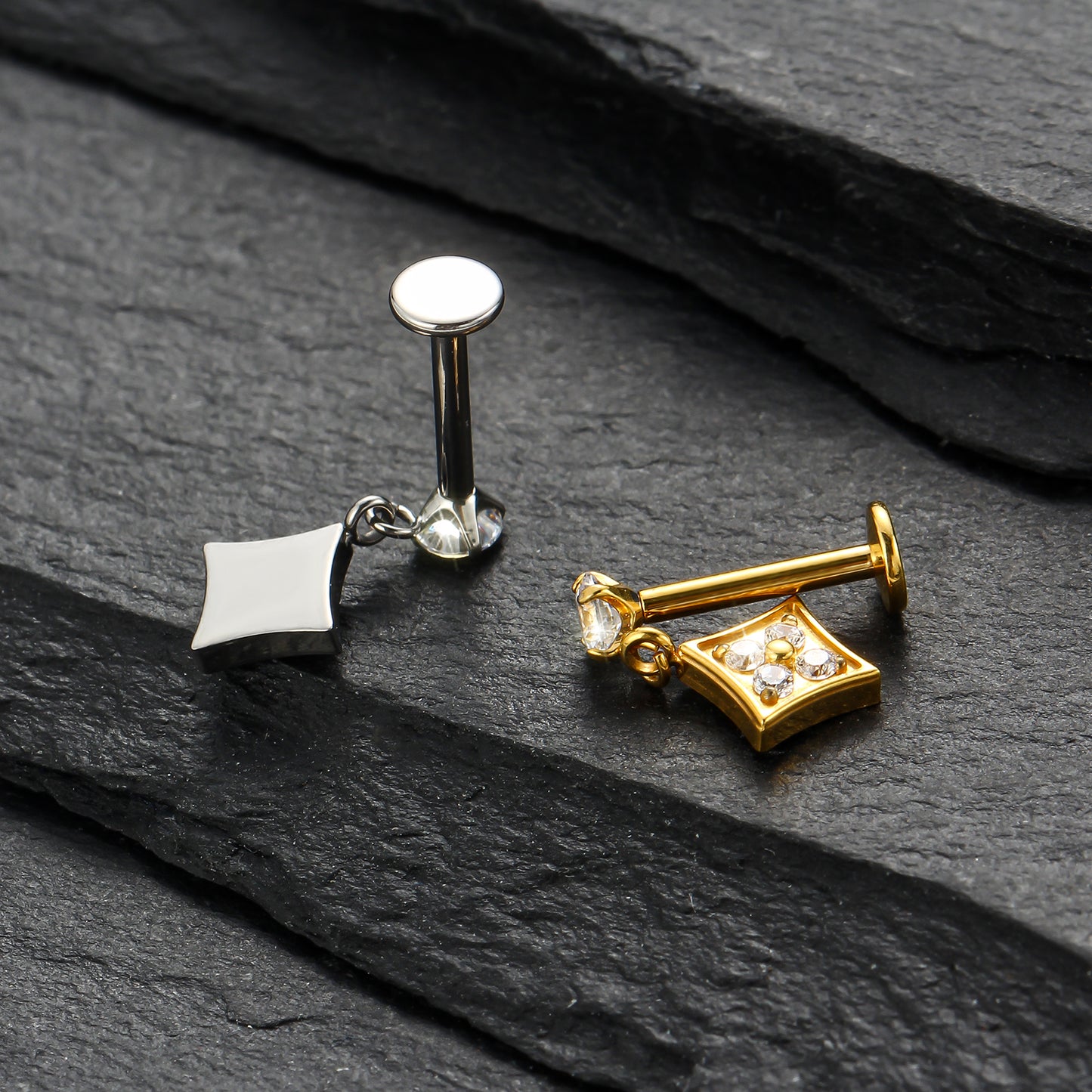 Piercing Labret Titânio G23 com Acabamento Premium e Identidade Única