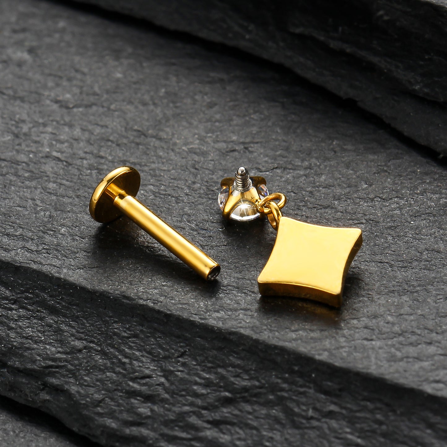 Piercing Labret Titânio G23 com Acabamento Premium e Identidade Única