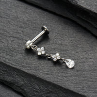 Piercing Labret Titânio G23 com Acabamento Premium e Personalidade Única