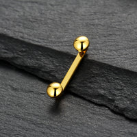 Piercing Labial em Titânio G23 com Extremidades Arredondadas