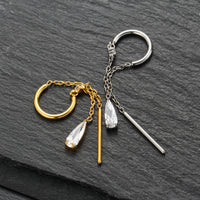 Brinco Feminino em Titânio G23 com Design Elegante e Sofisticado